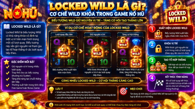 Locked Wild Là Gì? Cơ Chế Wild Khóa Trong Game Nổ Hũ